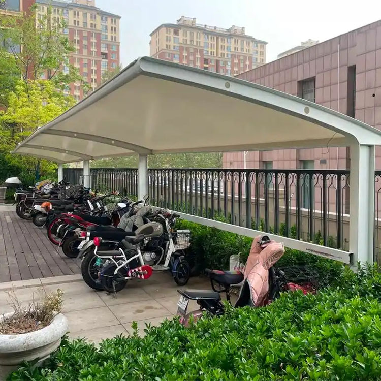 越西县膜结构电动车棚